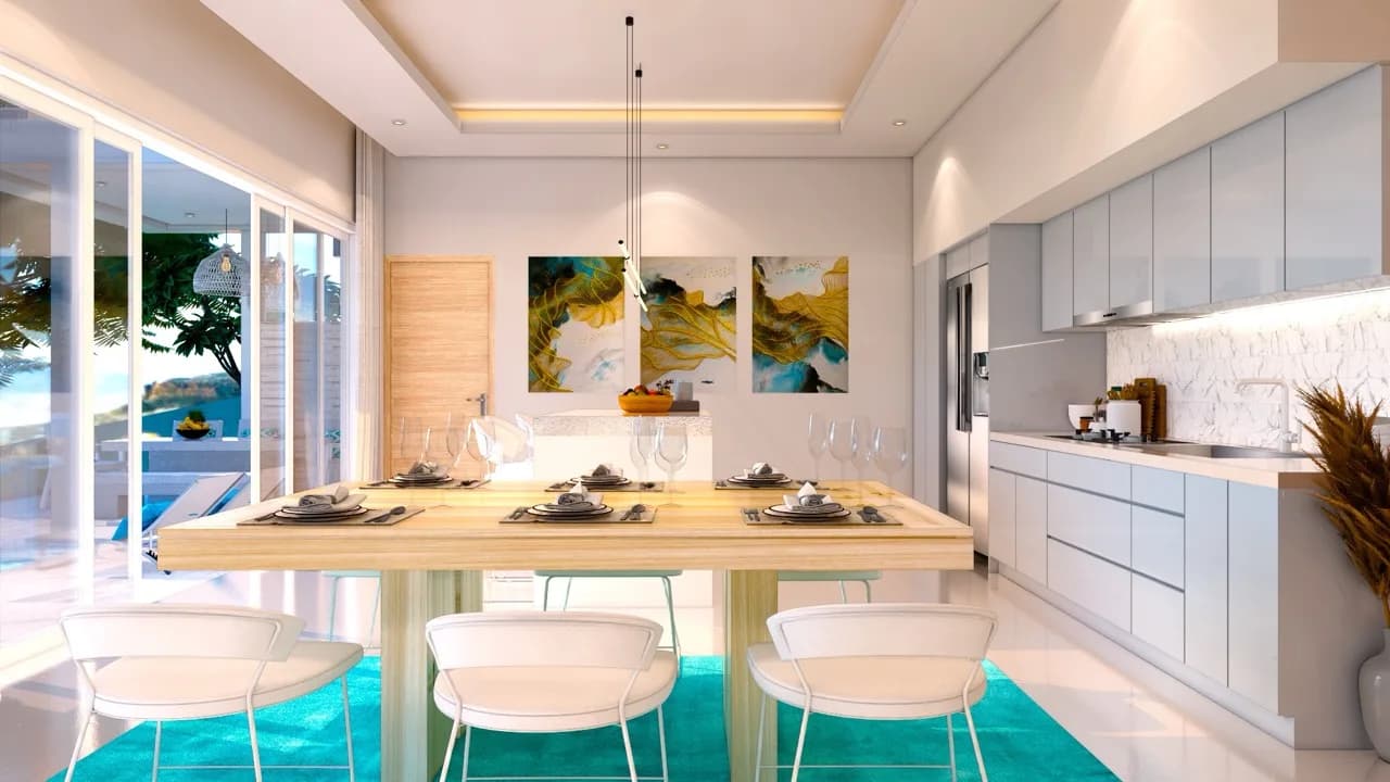 3 bedroom villas with a private pool and sea view in Plai Laem – VIL0461 — vignette 4