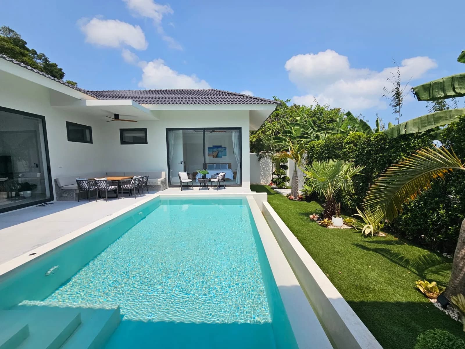 Newly build 3 bedroom villa with a private pool 5 minute drive from the beach in Plai Laem area – VIL0468 — vignette 3