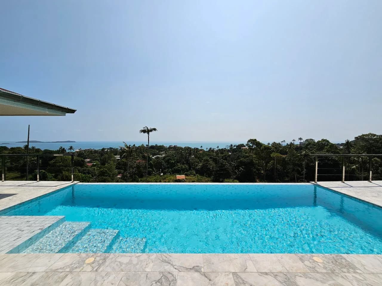 Modern 3 bedroom villa with stunning sea view only 4 minute drive from Chaweng Noi beach – VIL0470 — vignette 2