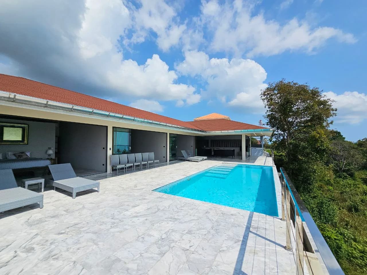 Modern 3 bedroom villa with stunning sea view only 4 minute drive from Chaweng Noi beach – VIL0470 — vignette 3
