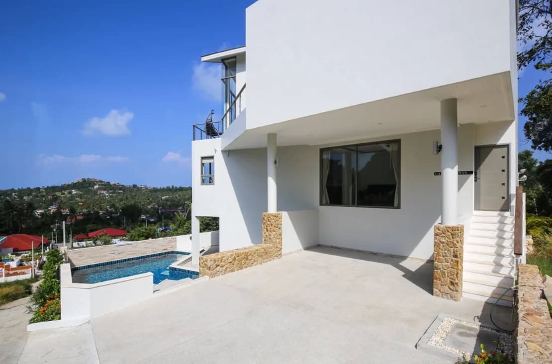 Huge 4 bedroom villa with a sea view and pool + separate entrance 2 bedroom apartment in Plai Laem – VIL0494 — vignette 2