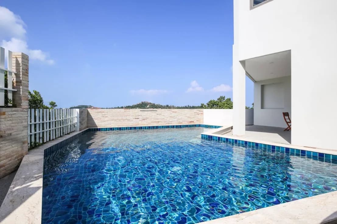 Huge 4 bedroom villa with a sea view and pool + separate entrance 2 bedroom apartment in Plai Laem – VIL0494 — vignette 3