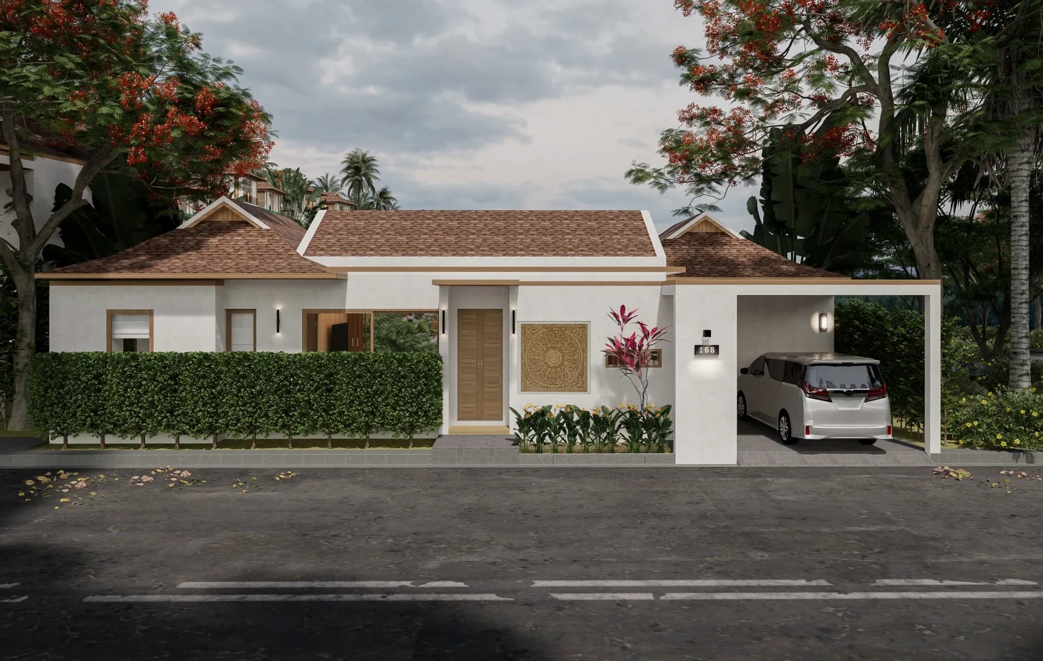 Stylish 2 bedroom sea view villas in contemporary Thai style a short walk from Bang Makham beach – VIL0501 — vignette 2