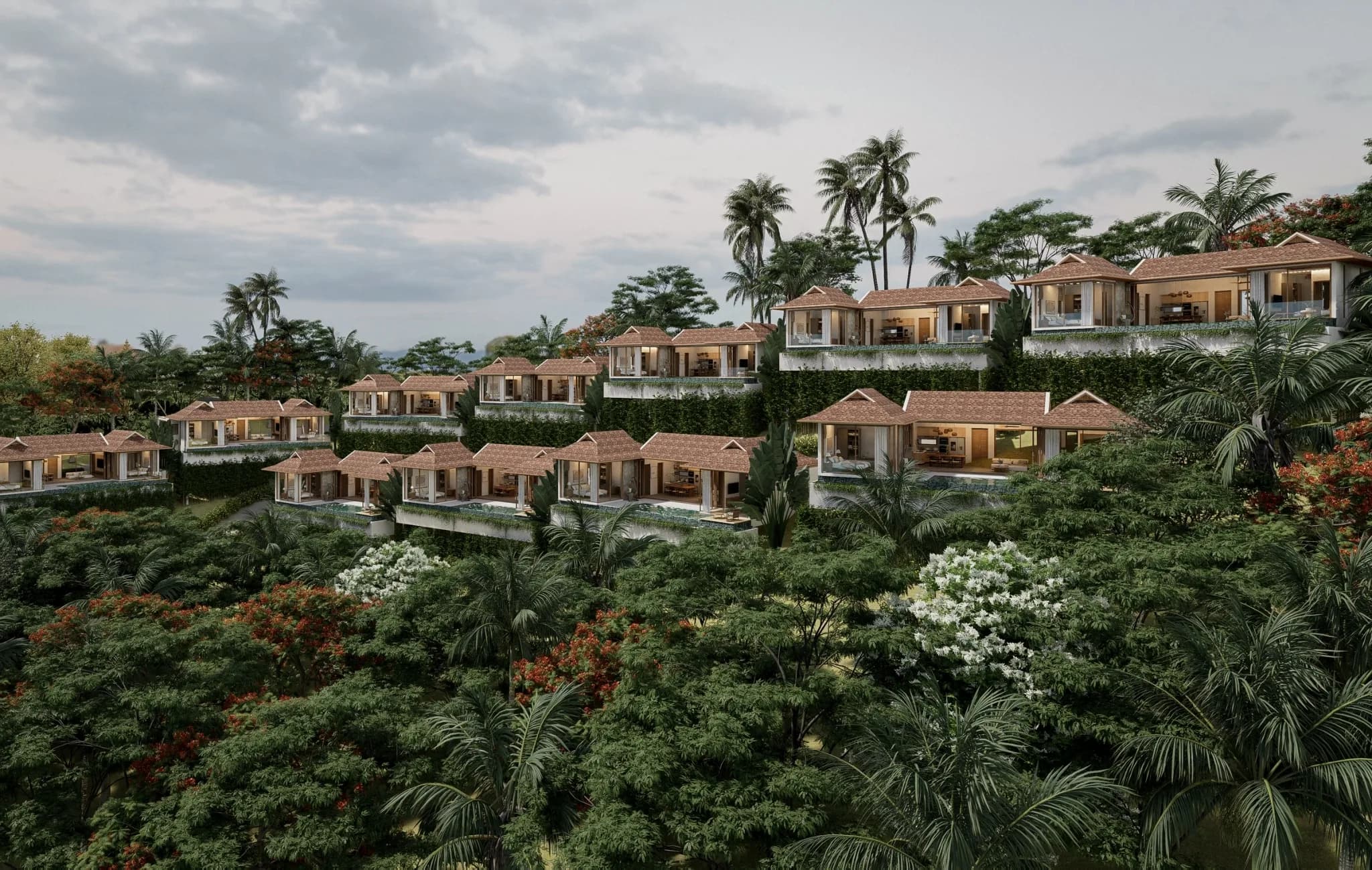 Stylish 2 bedroom sea view villas in contemporary Thai style a short walk from Bang Makham beach – VIL0501 — vignette 4