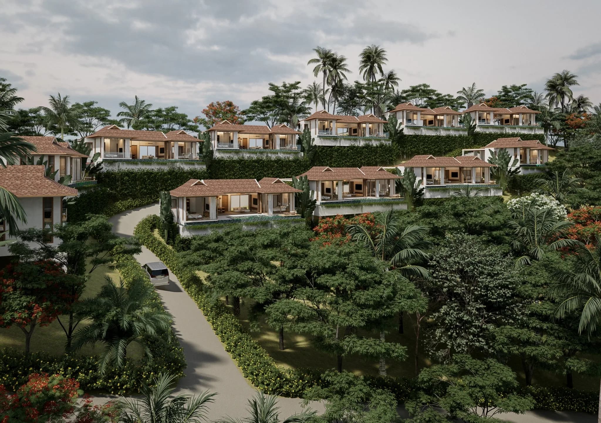 Stylish 2 bedroom sea view villas in contemporary Thai style a short walk from Bang Makham beach – VIL0501 — vignette 5