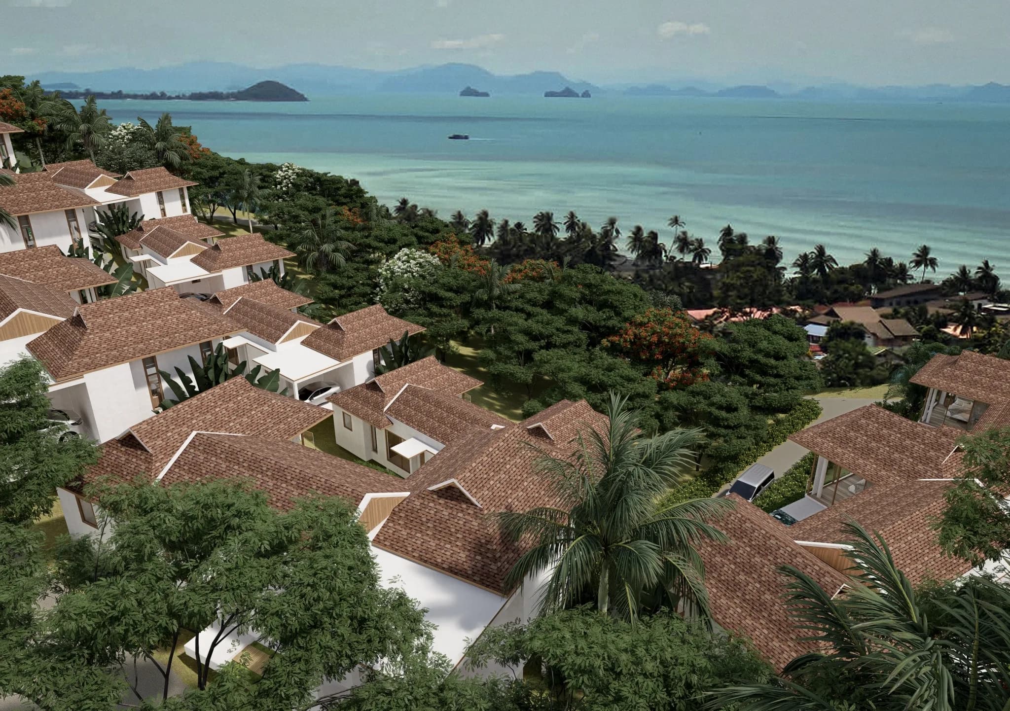 Stylish 2 bedroom sea view villas in contemporary Thai style a short walk from Bang Makham beach – VIL0501 — vignette 6