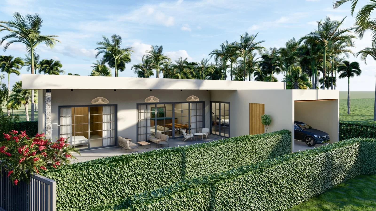2,3 and 4 bedroom villas with a private pool in Maenam area – VIL0502 — vue 1