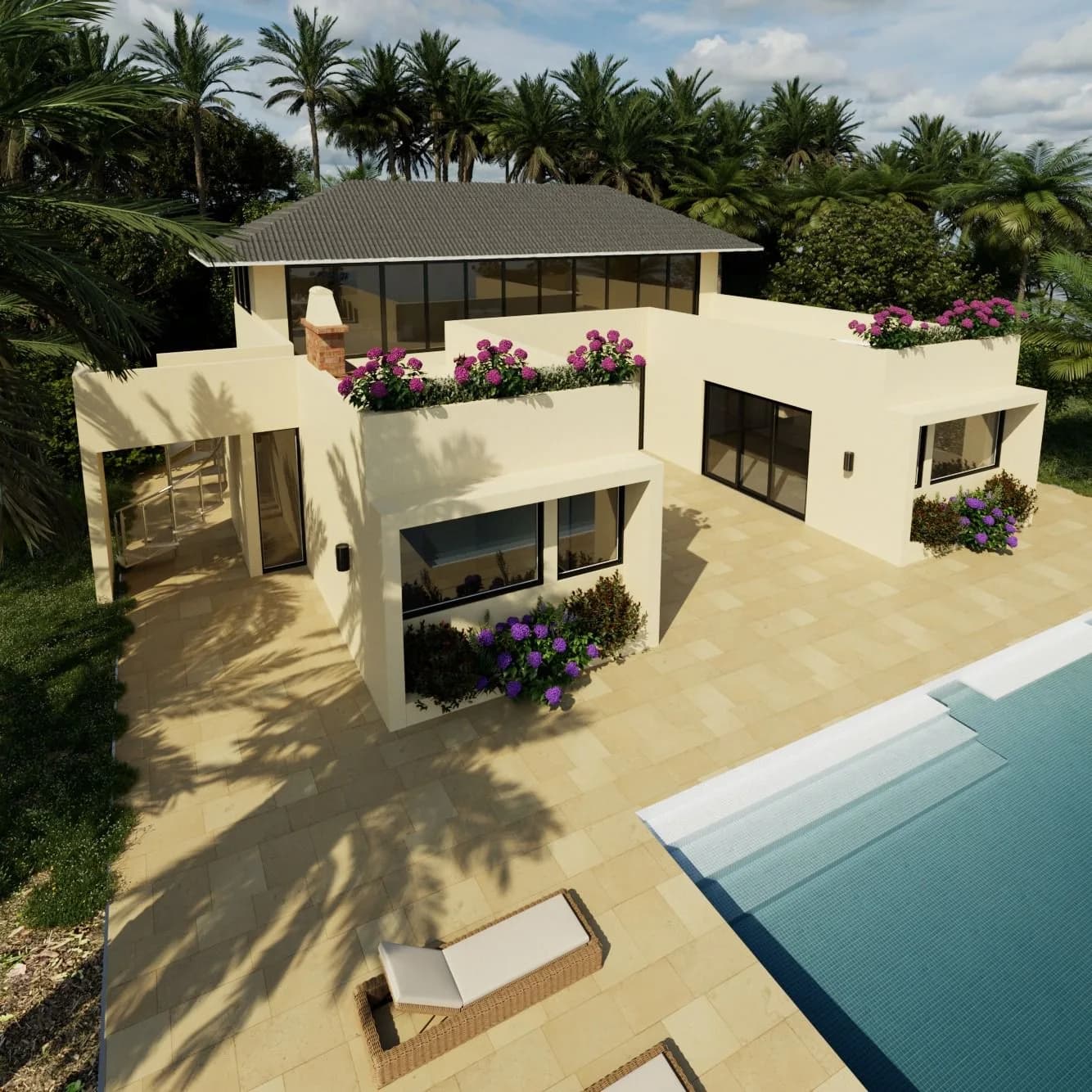 3 Bedroom villa with a views over the sea and 5 islands in Lipa Noi area – VIL0504