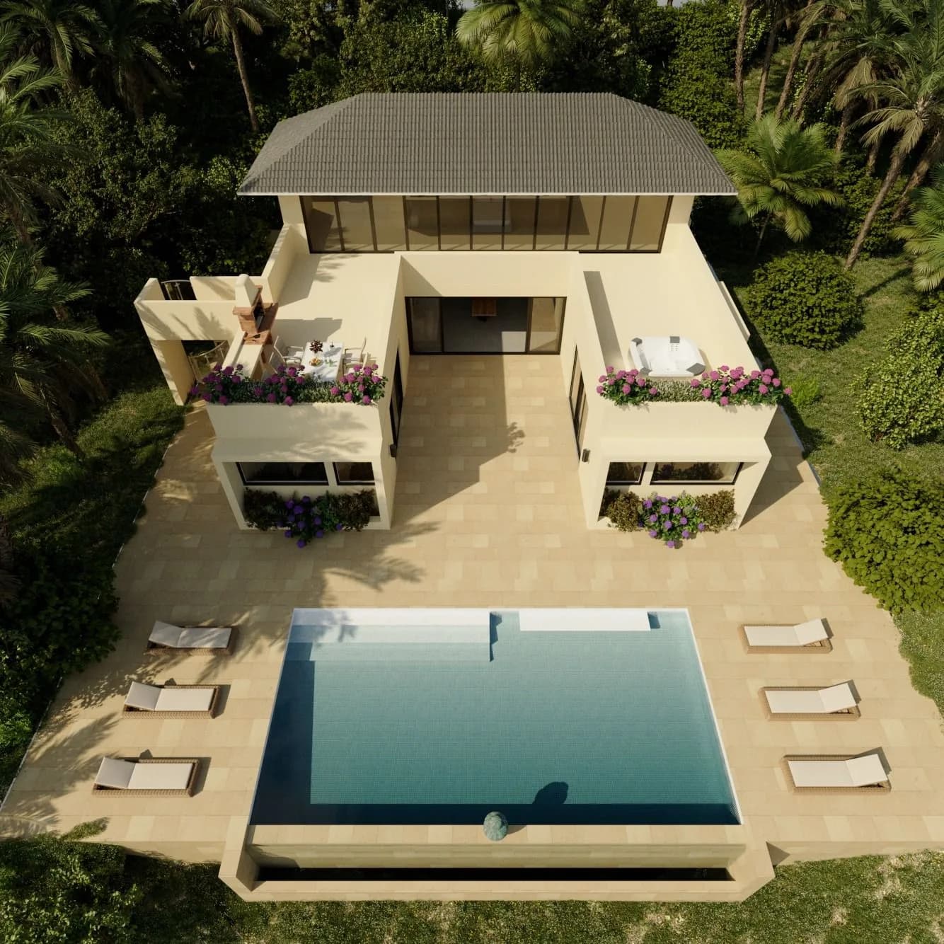 3 Bedroom villa with a views over the sea and 5 islands in Lipa Noi area – VIL0504 — vignette 2