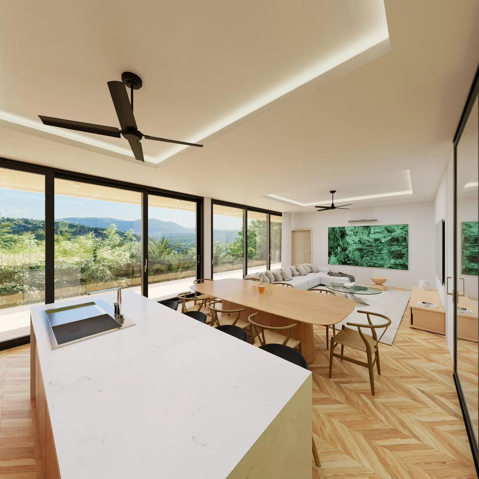 Modern 2 bedroom villa with a sea view in a secluded area of Lipa Noi – VIL0505 — vignette 2