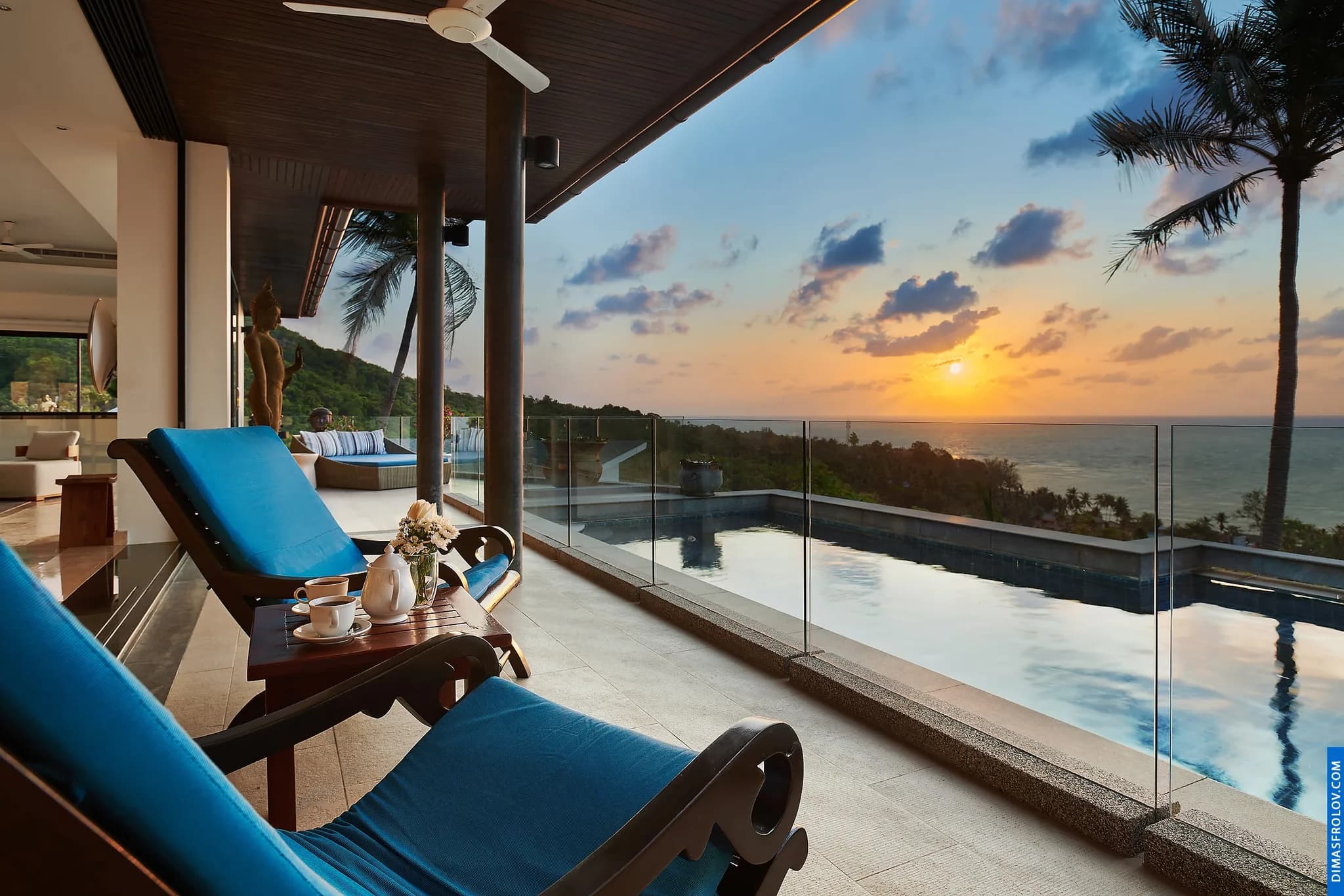 4 Bedroom sea view villa with an infinity pool in Lamai area – VIL0509 — vue 1