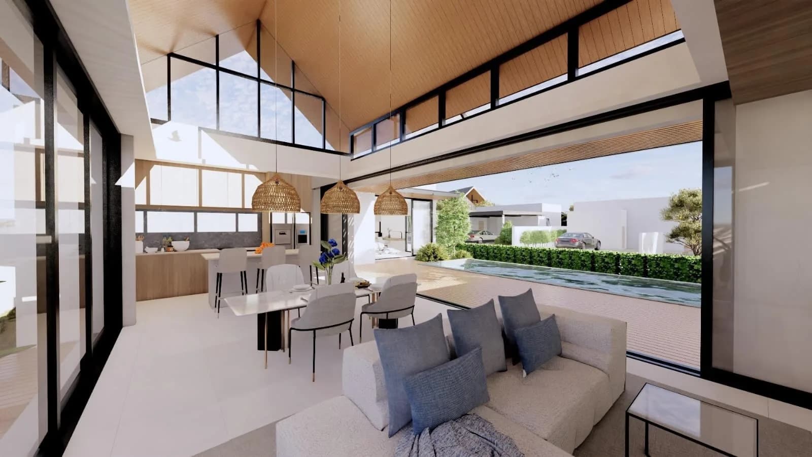 Affordable modern 3 bedroom private pool villas only 400 meters from crystal water beach – VIL0516 — vignette 4