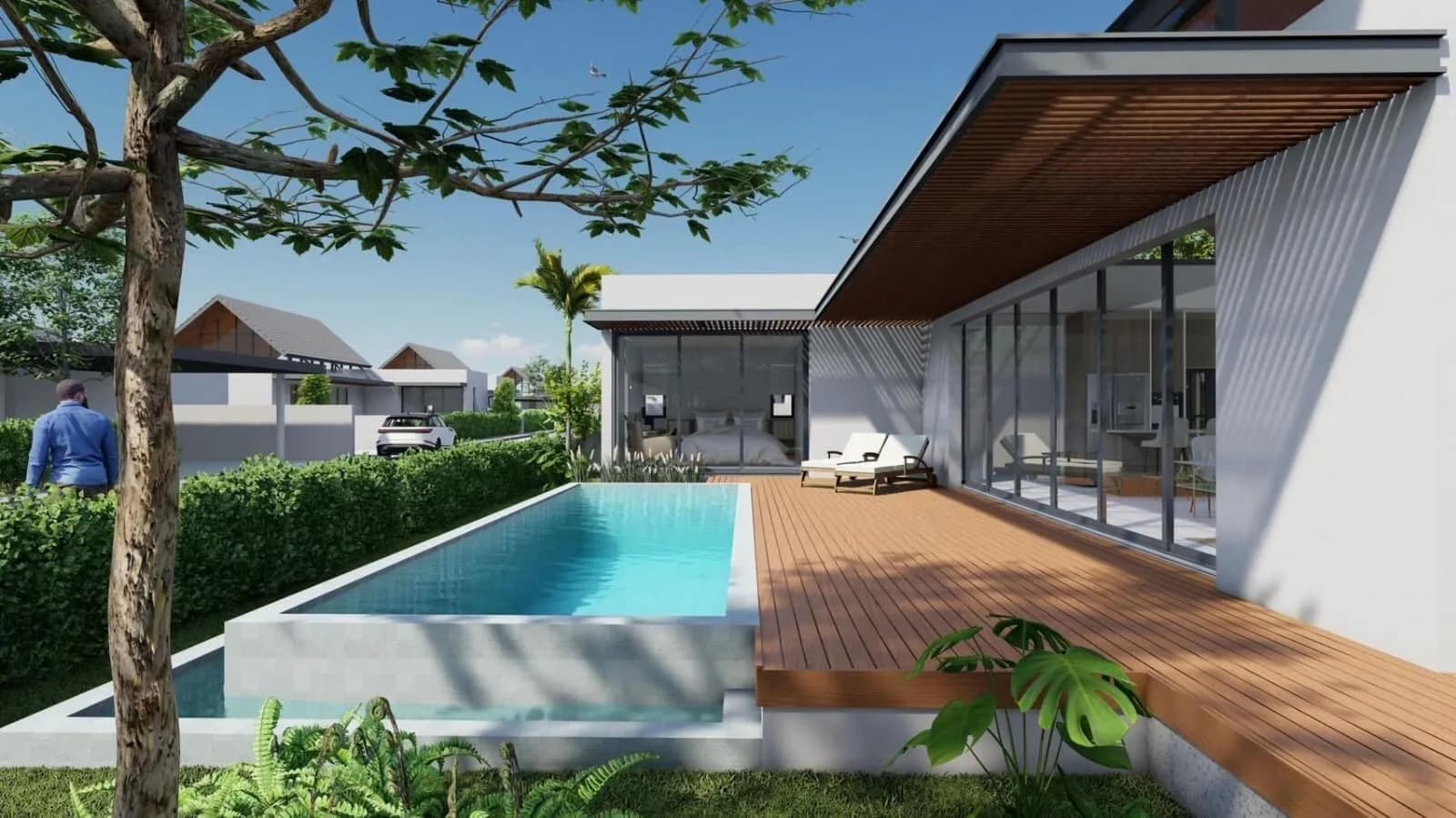Affordable modern 3 bedroom private pool villas only 400 meters from crystal water beach – VIL0516 — vignette 6