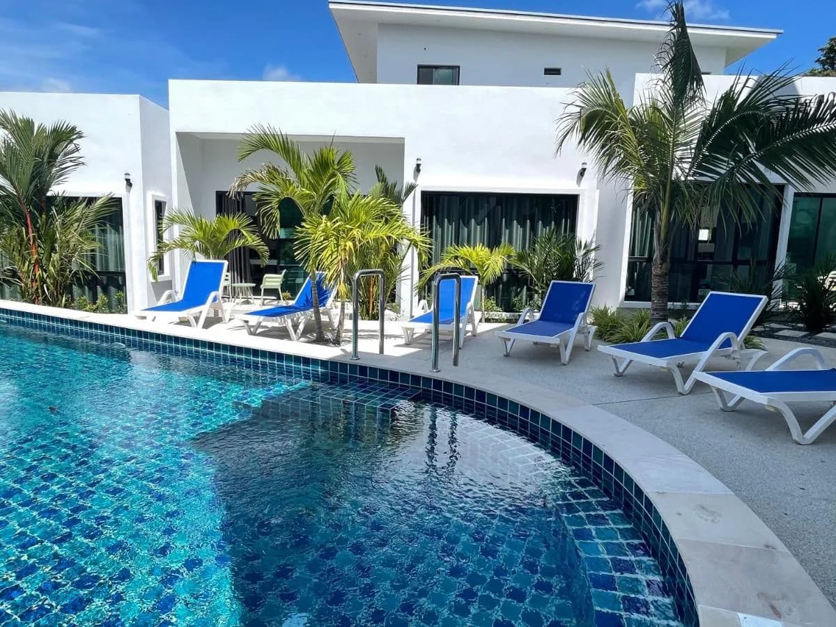 Small resort with a partial sea view in Lamai – VIL0520 — vue 1