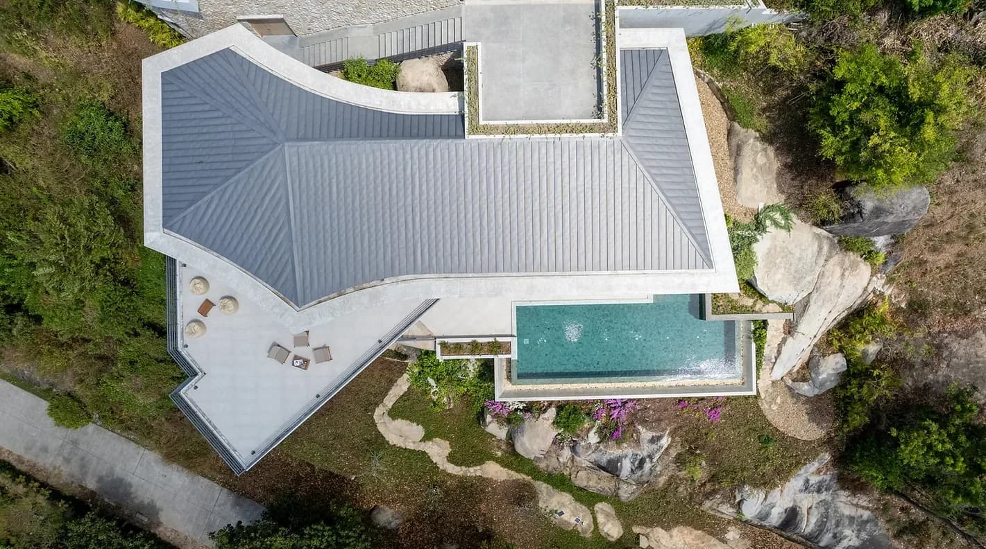 Lavish 4+1 bedroom sea view villa on a large plot in the secured estate in Thong Krut – VIL0521 — vignette 2