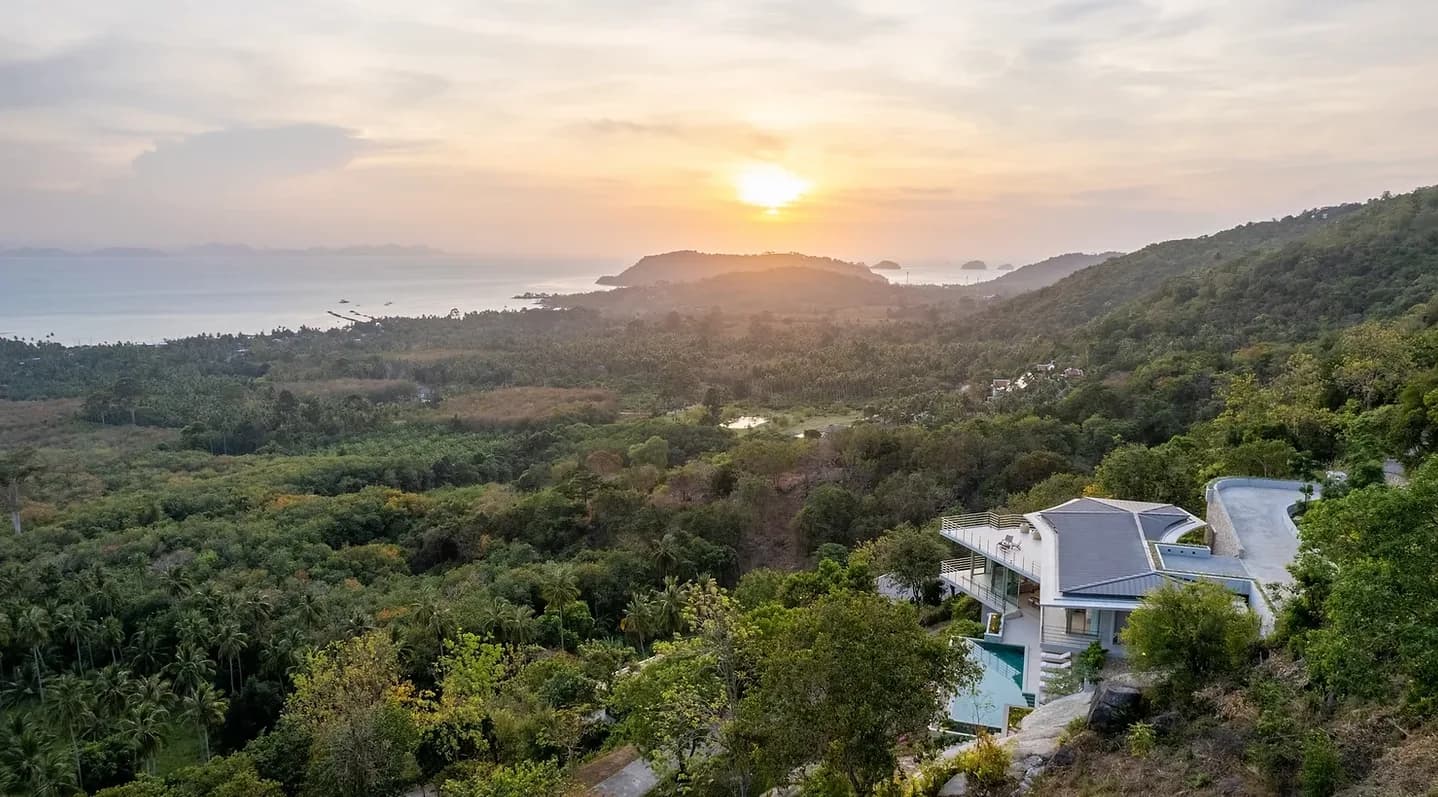 Lavish 4+1 bedroom sea view villa on a large plot in the secured estate in Thong Krut – VIL0521 — vignette 3