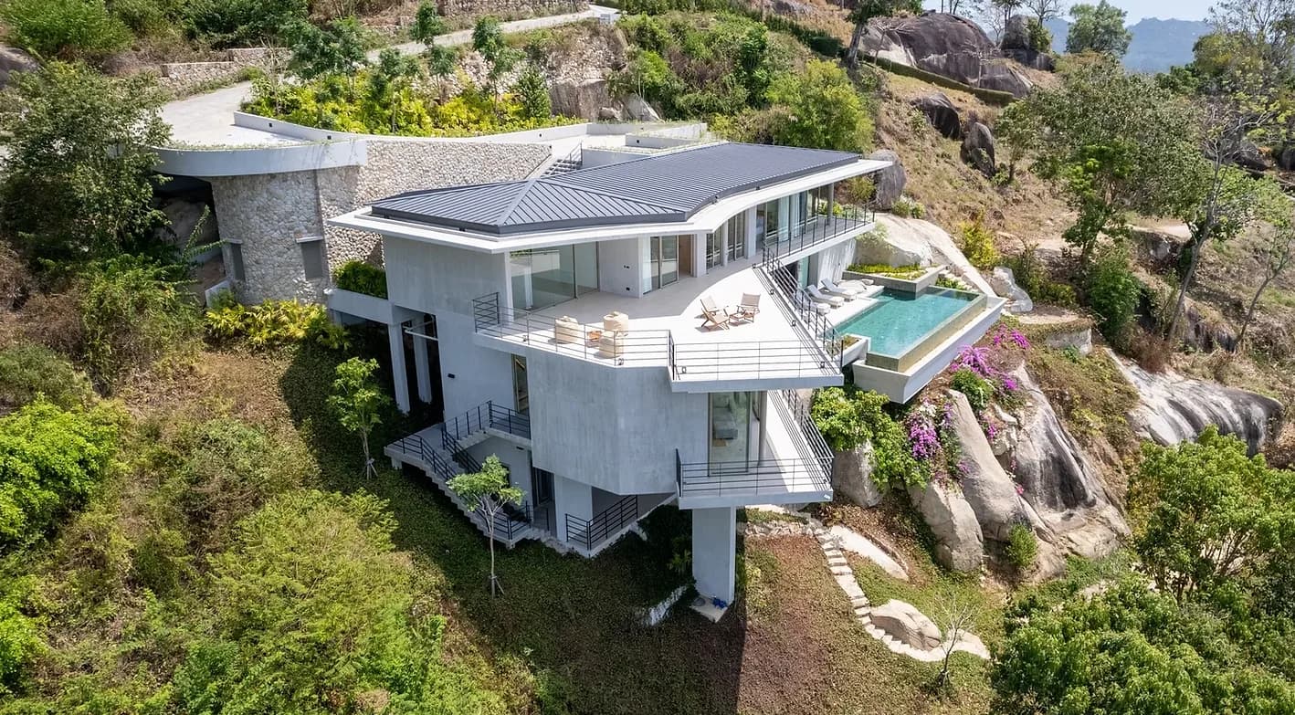 Lavish 4+1 bedroom sea view villa on a large plot in the secured estate in Thong Krut – VIL0521 — vignette 4