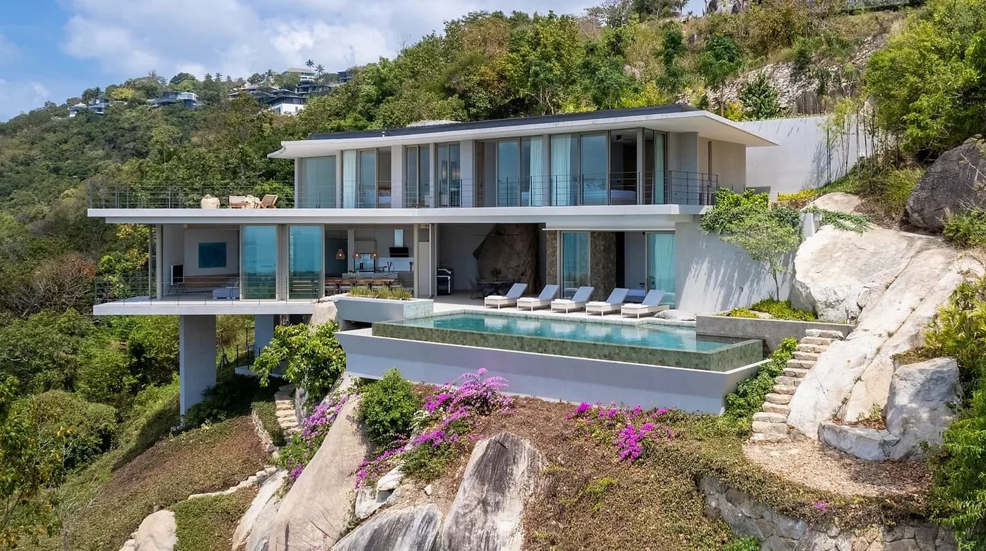 Lavish 4+1 bedroom sea view villa on a large plot in the secured estate in Thong Krut – VIL0521 — vignette 5