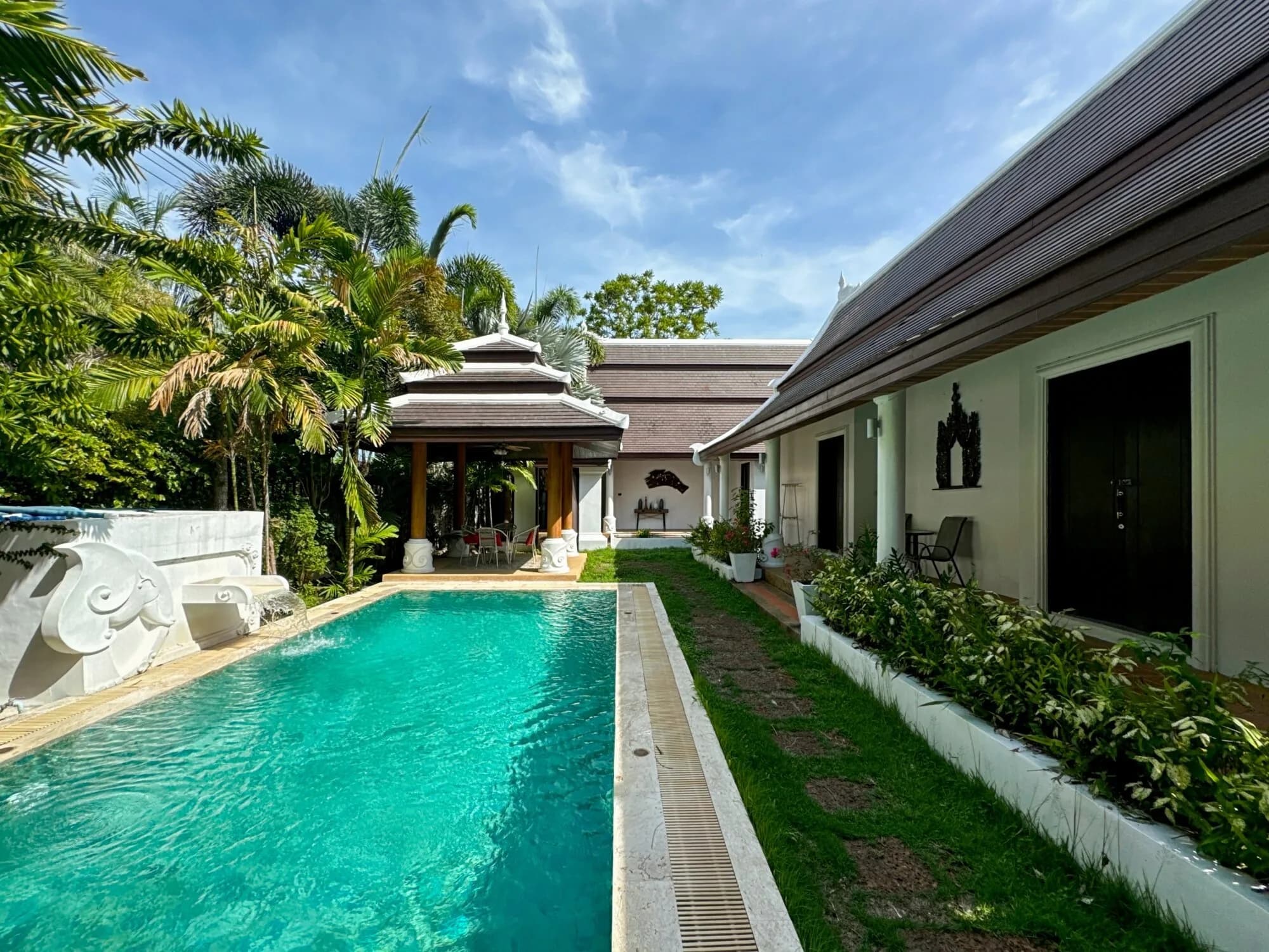 Balinese style 3 bedroom villa 100 meters from Bang Kao beach – VIL0524