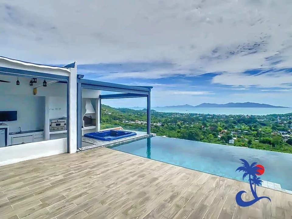 3 Bedroom sea view villa in Bophut hills – VIL0526 — vue 1