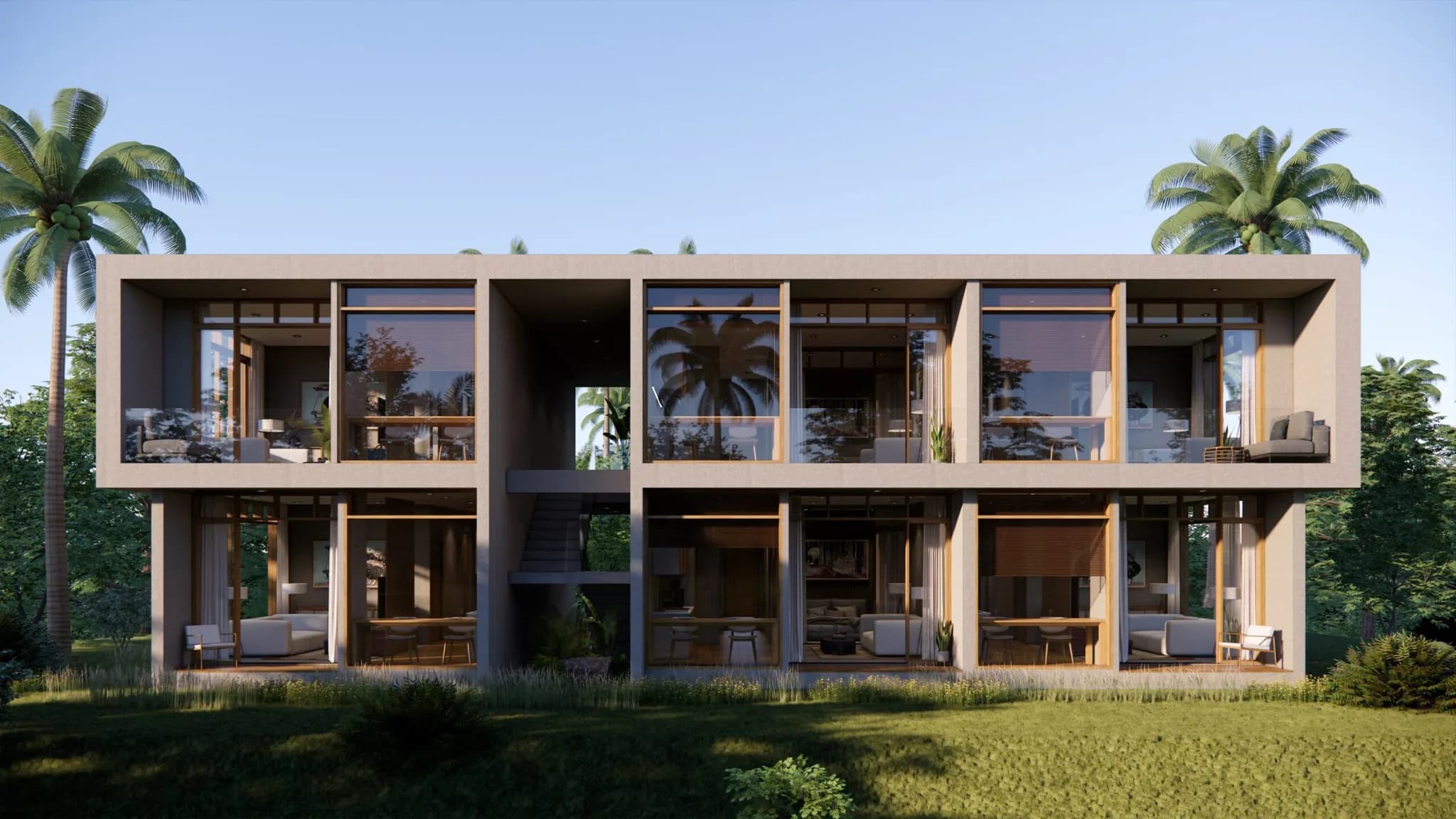 One bedroom apartments in a premium development in Lamai area – VIL0530 — vue 1
