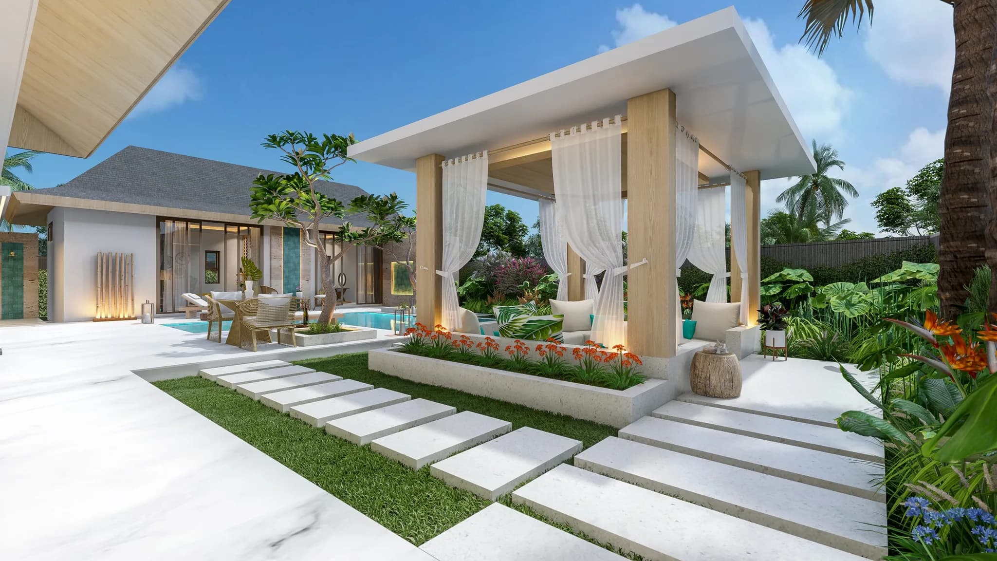 Bali style 2 bedroom private pool villa in Bang Makham – VIL0533 — vignette 4