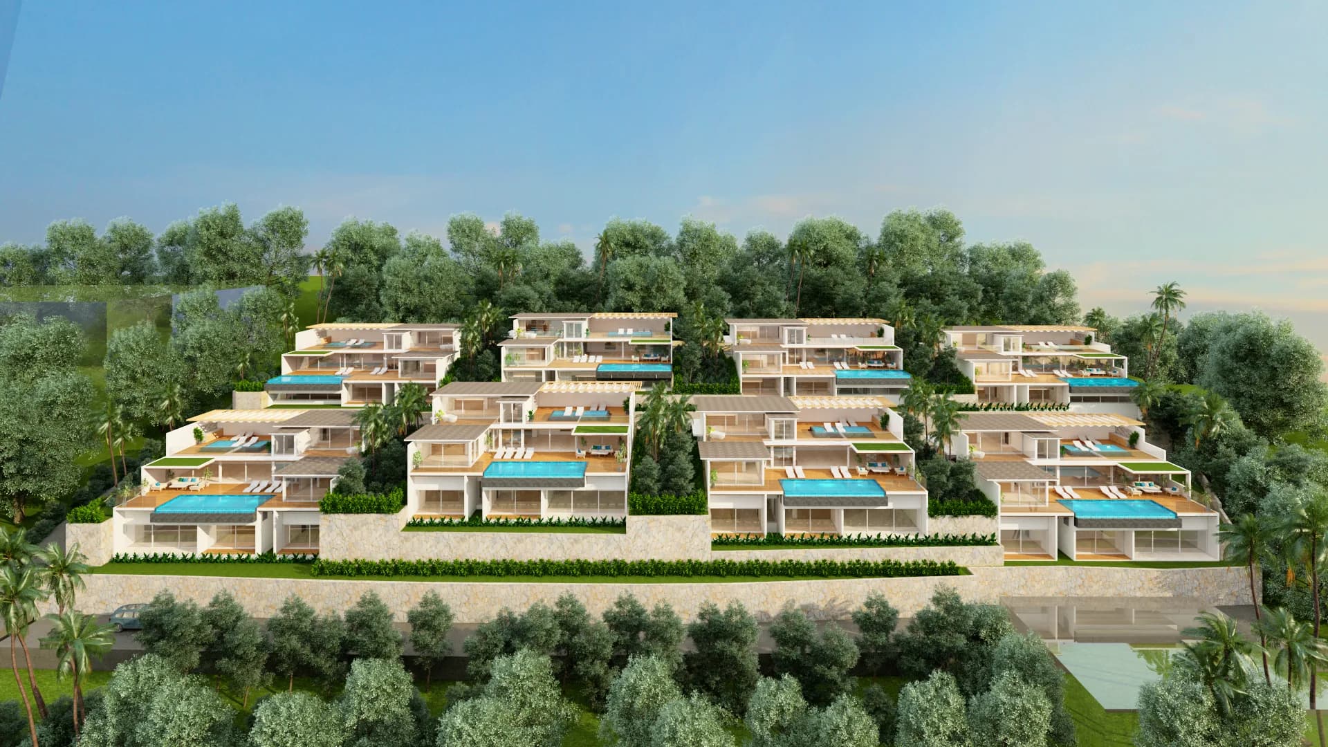 4 Bedroom spacious villas with breathtaking sea and Koh Phangan views in high demand Bophut area – VIL0539 — vignette 3