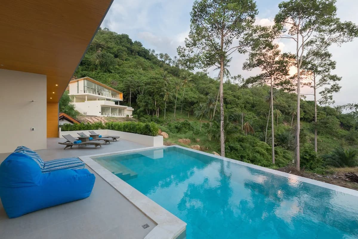 30% completed 3 bedroom sea view villa in Lamai – VIL0545 — vignette 4
