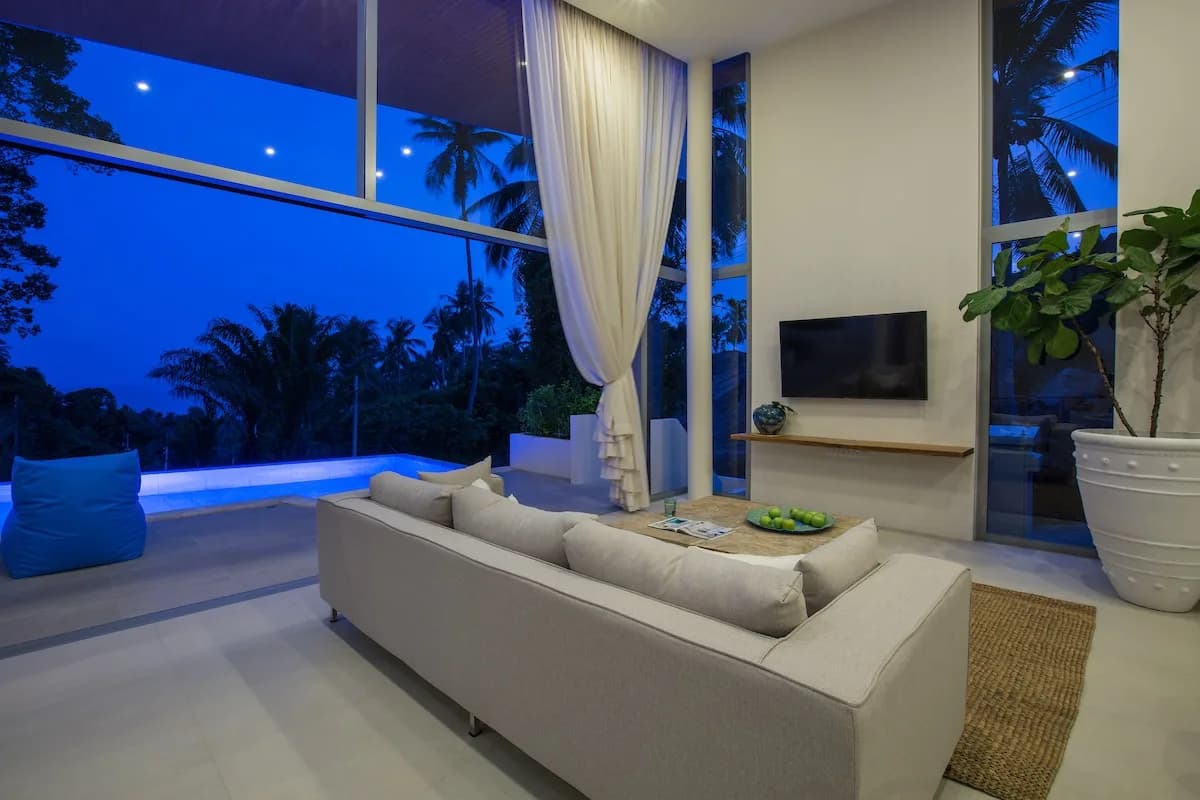 30% completed 3 bedroom sea view villa in Lamai – VIL0545 — vignette 6