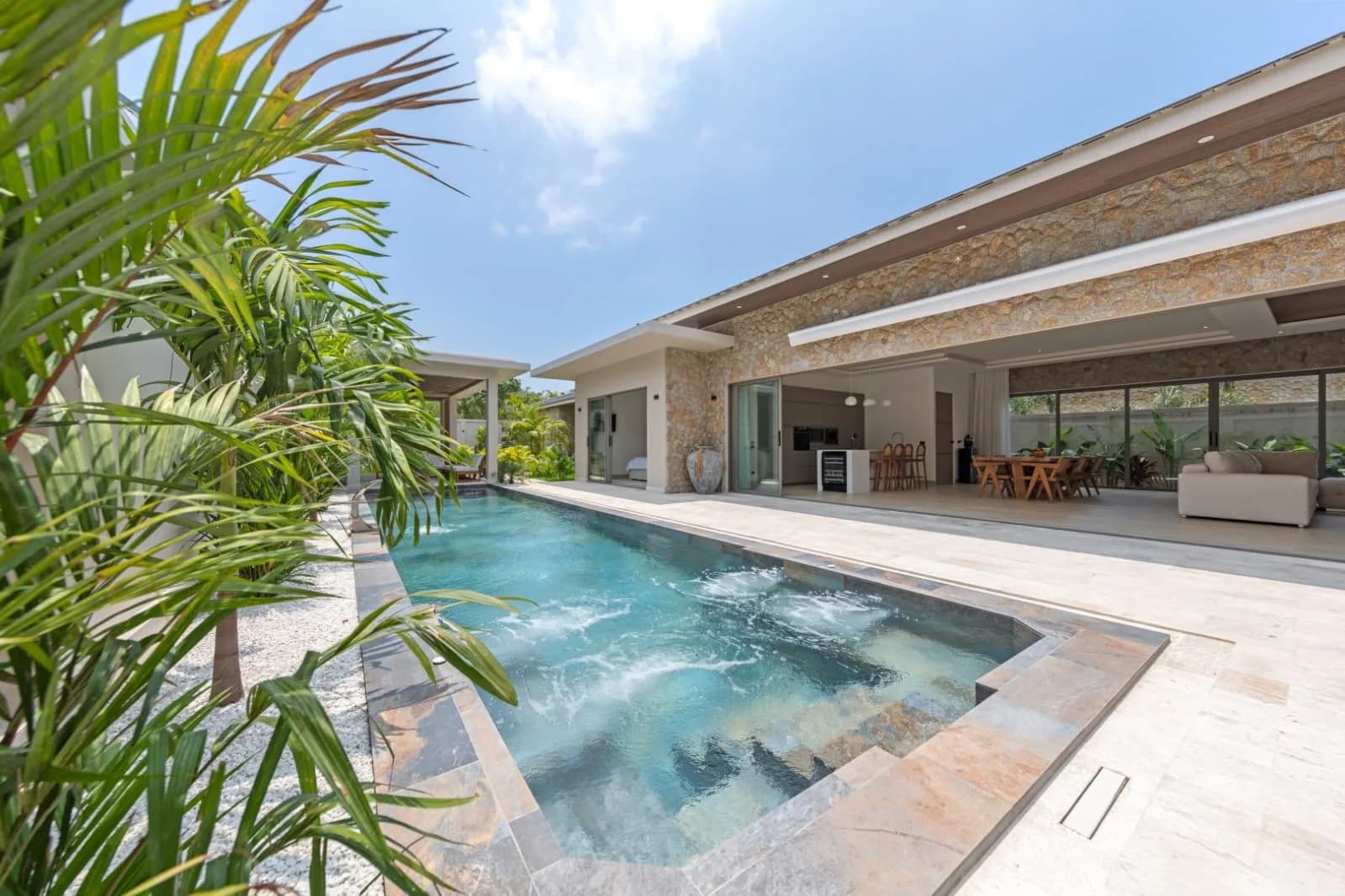 Elegant Bali style 3 bedroom villas with a private pool 5 minute stroll to Bophut beach – VIL0548 — vignette 2