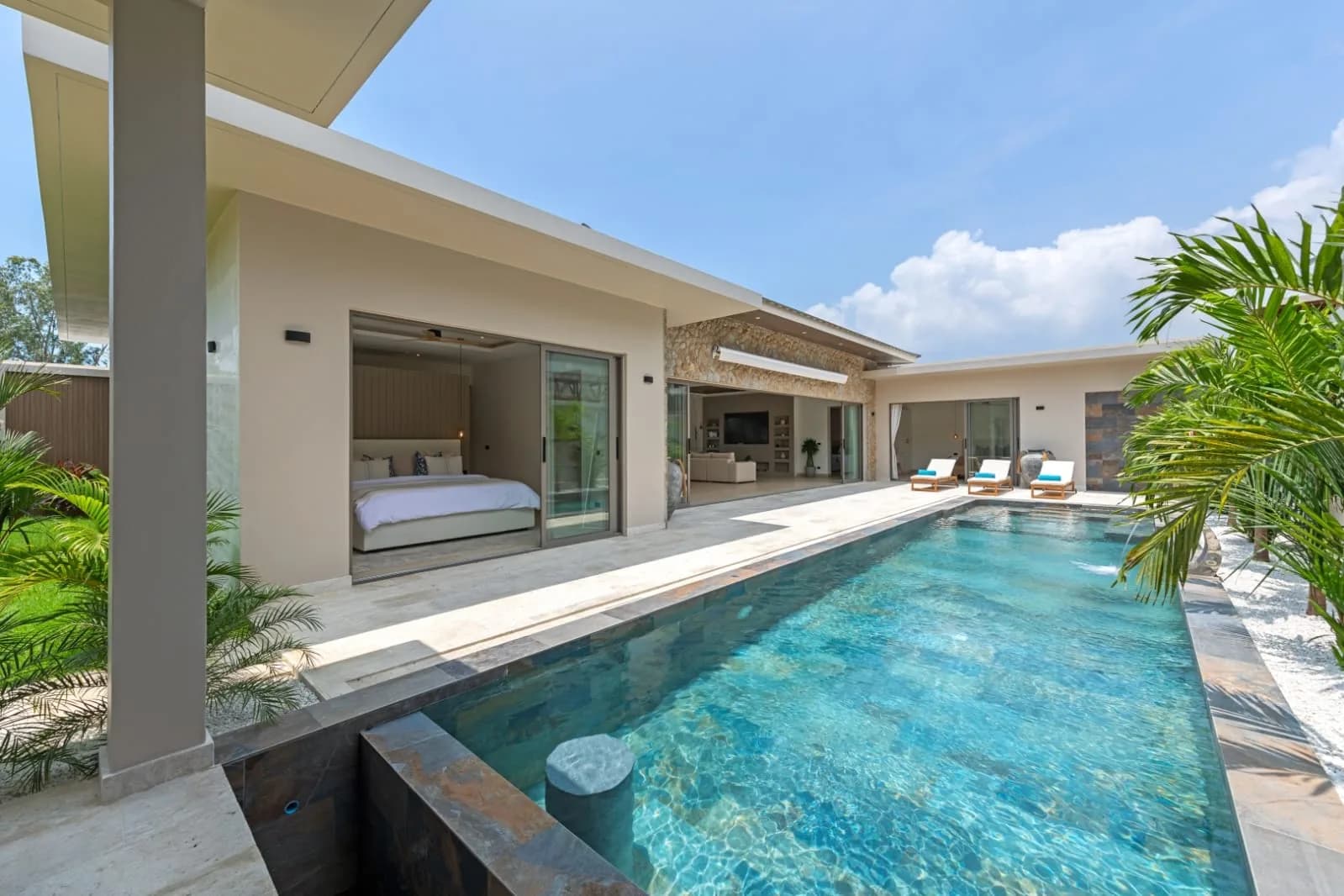 Elegant Bali style 3 bedroom villas with a private pool 5 minute stroll to Bophut beach – VIL0548 — vignette 6