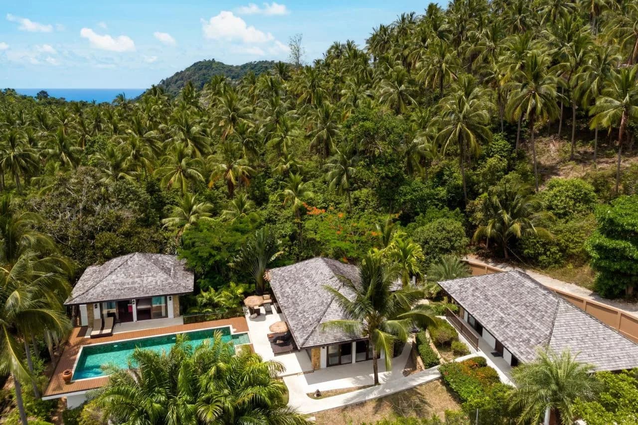 Tropical 3 bedroom villas with a private pool and sea views in Chaweng Noi – VIL0553 — vignette 3