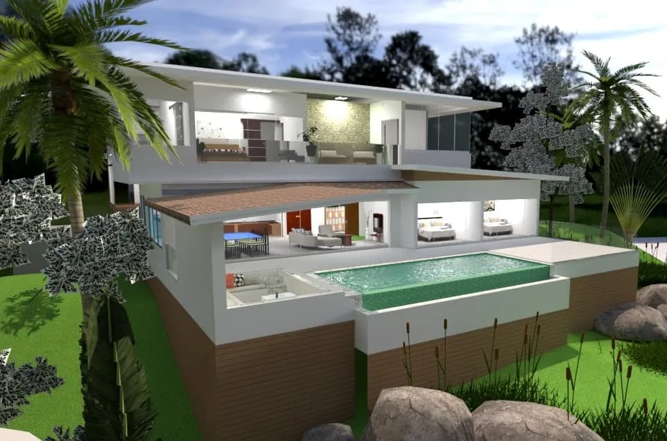 Spacious 4 bedroom villa with beautiful sea views in Bophut area – VIL0561 — vignette 4
