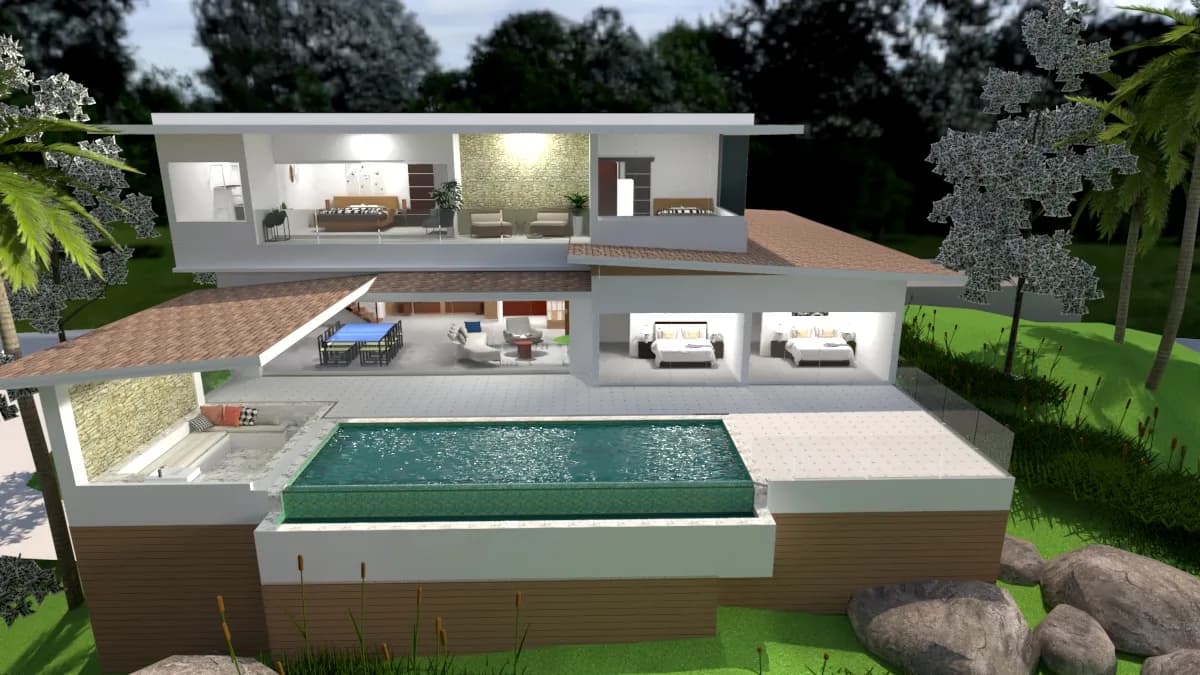 Spacious 4 bedroom villa with beautiful sea views in Bophut area – VIL0561 — vignette 6