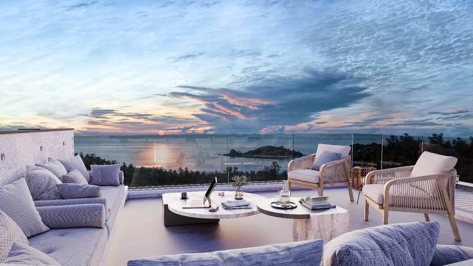 4 Bedroom sea view villa with cinema and roof top terrace next to Choeng Mon beach – VIL0568 — vignette 6