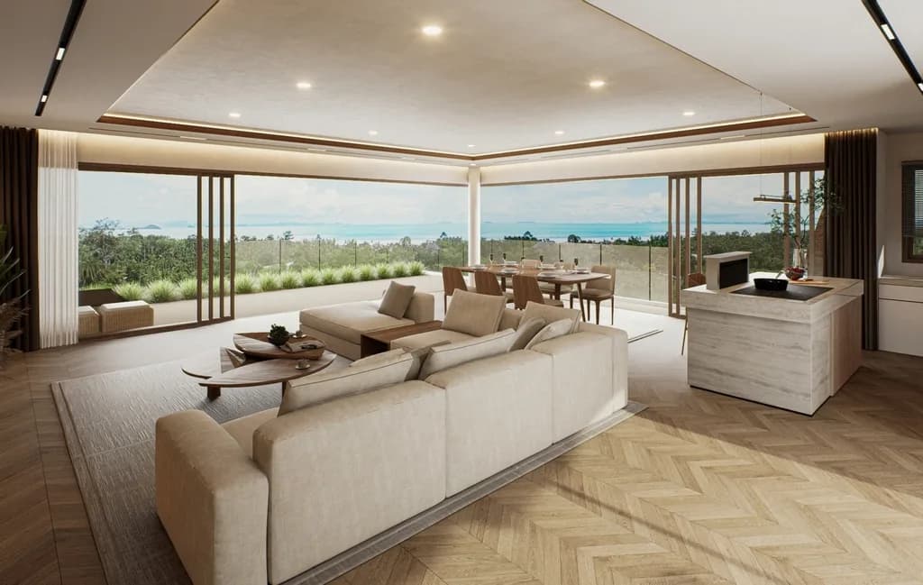 Stylish sea view penthouses in a luxury development in Bang Makam – VIL0570 — vignette 3