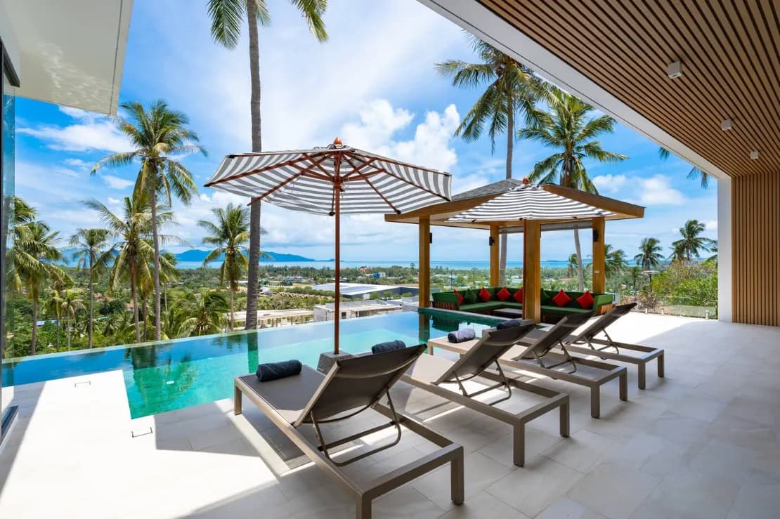 Sea view development with a finished 5 bedroom sea view villa in Maenam – VIL0578 — vignette 3