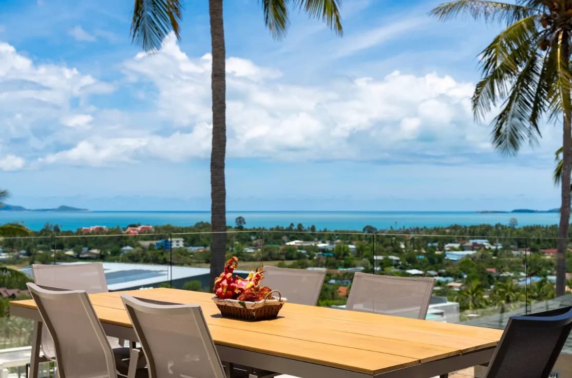 Sea view development with a finished 5 bedroom sea view villa in Maenam – VIL0578 — vignette 6