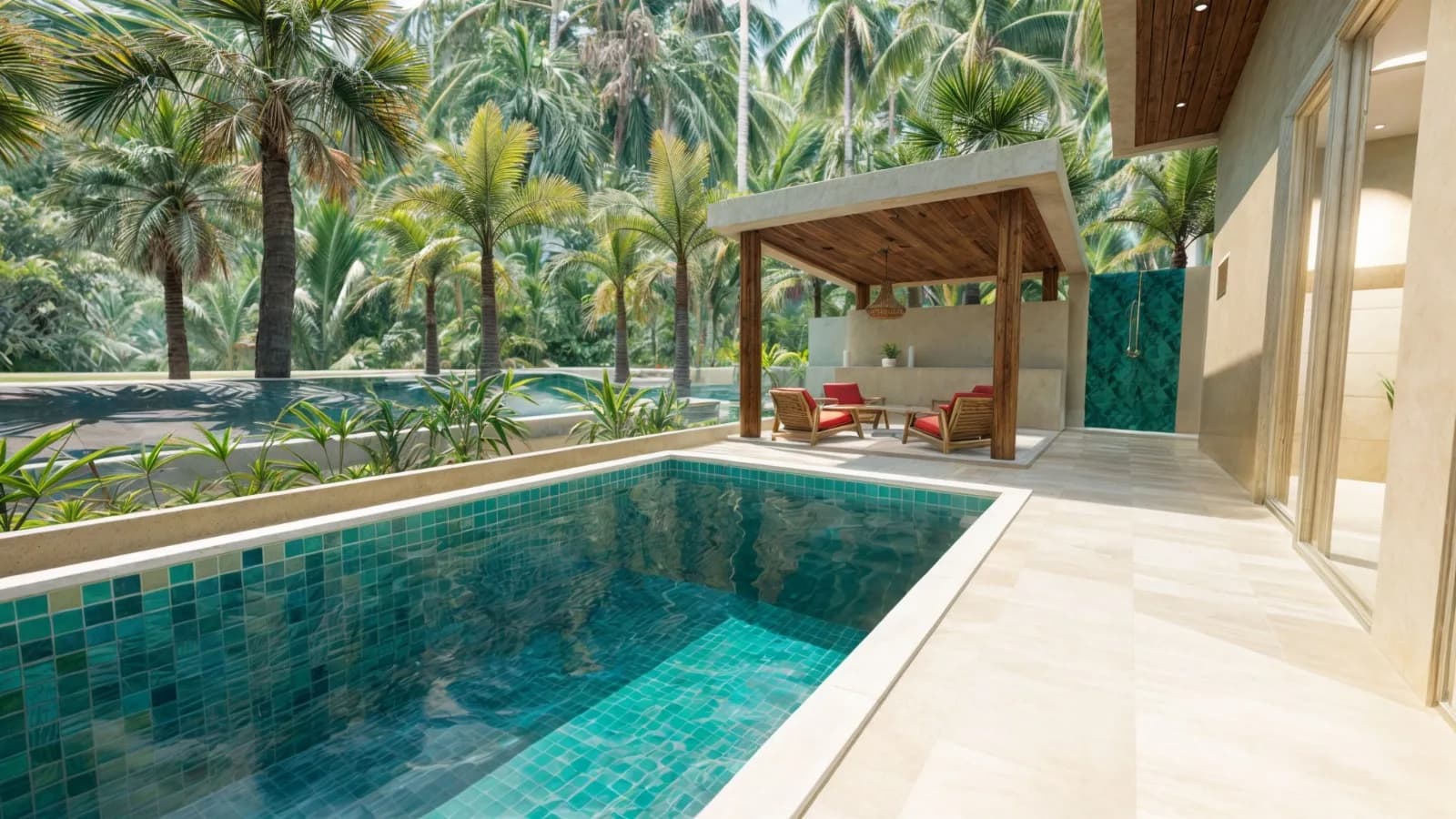 Affordable 2 bedroom Bali style villas with a charming jungle view in Maenam – VIL0579 — vignette 2