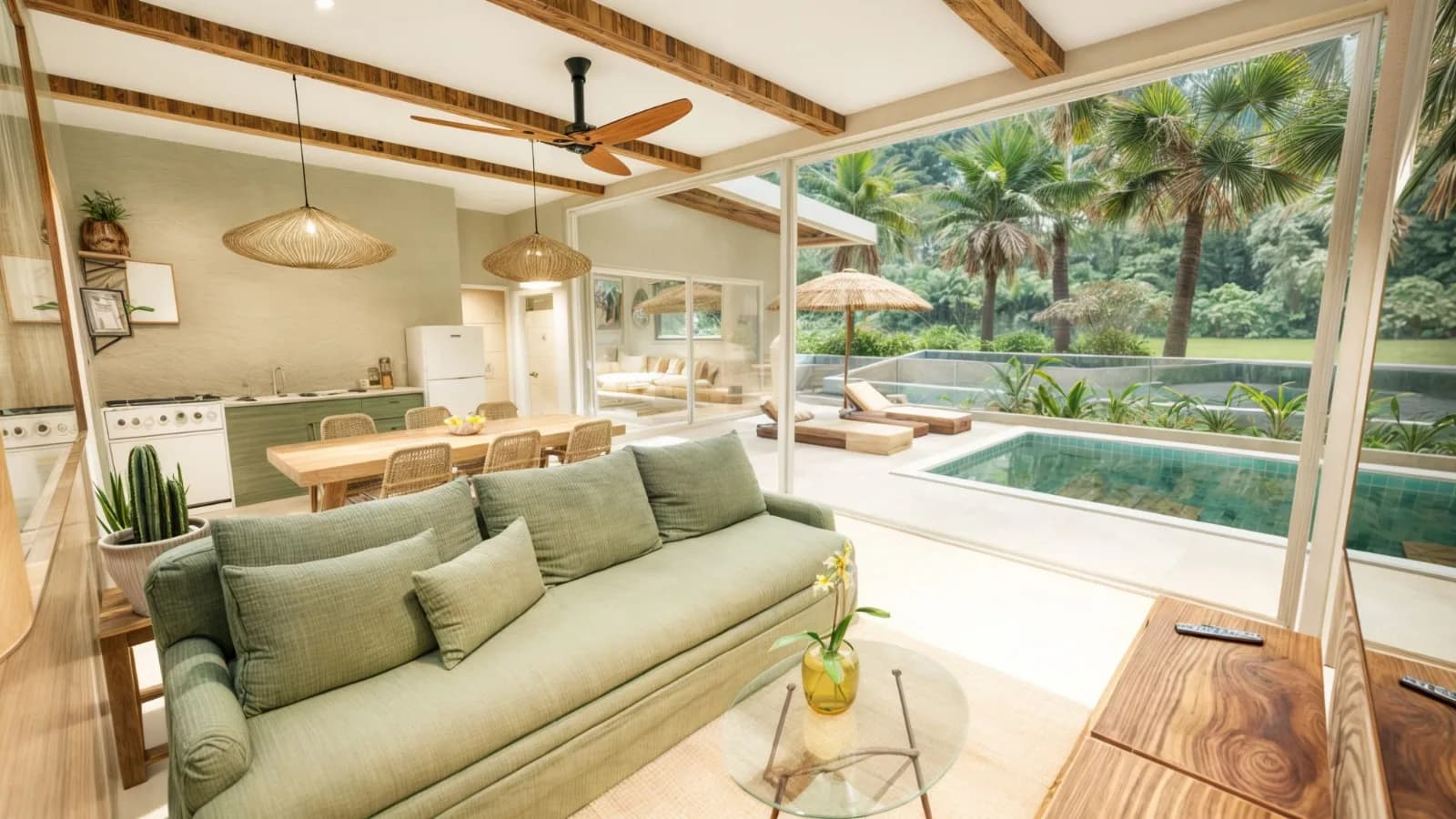 Affordable 2 bedroom Bali style villas with a charming jungle view in Maenam – VIL0579 — vignette 3