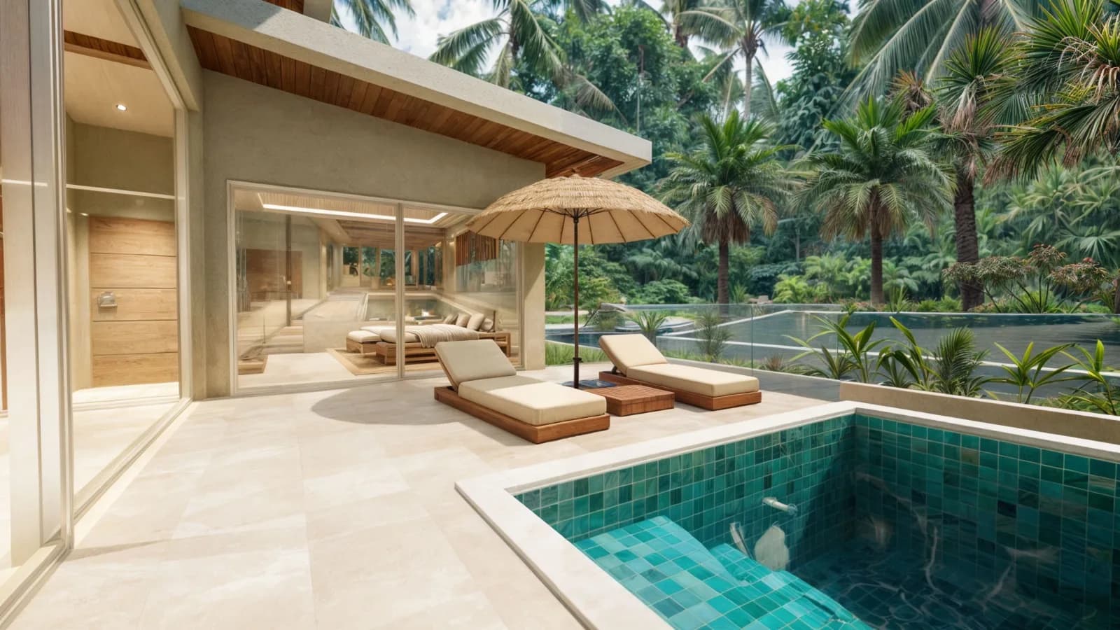 Affordable 2 bedroom Bali style villas with a charming jungle view in Maenam – VIL0579 — vignette 4