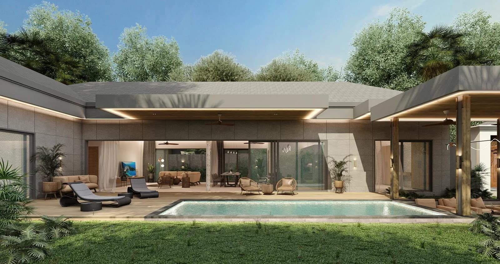 New Bali style 3 bedroom villas with a private pool in a prime location – VIL0586 — vignette 2