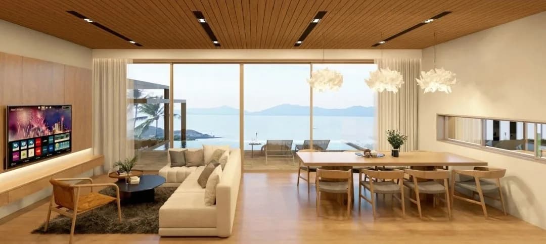 Spacious 60% completed sea view villa with 6 bedrooms a short walk from Bangrak beach – VIL0593 — vignette 5