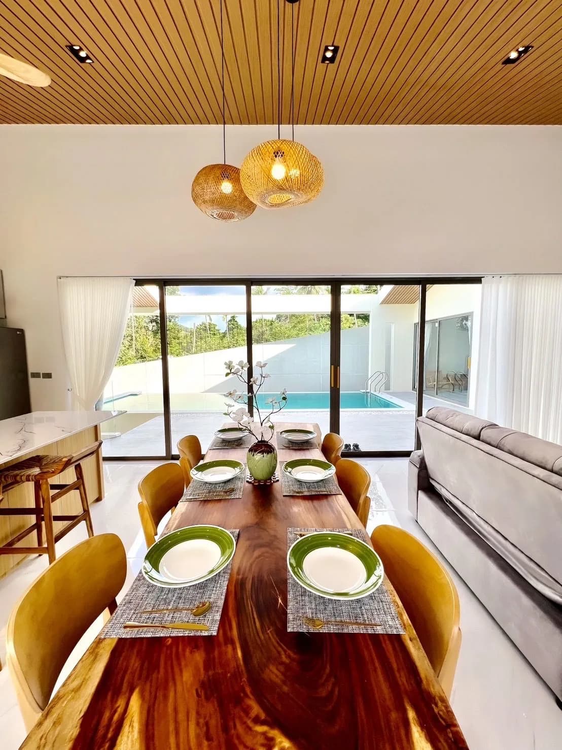 Affordable 3 bedroom villas at a different stage of construction in the residence in Maenam – VIL0622 — vignette 5