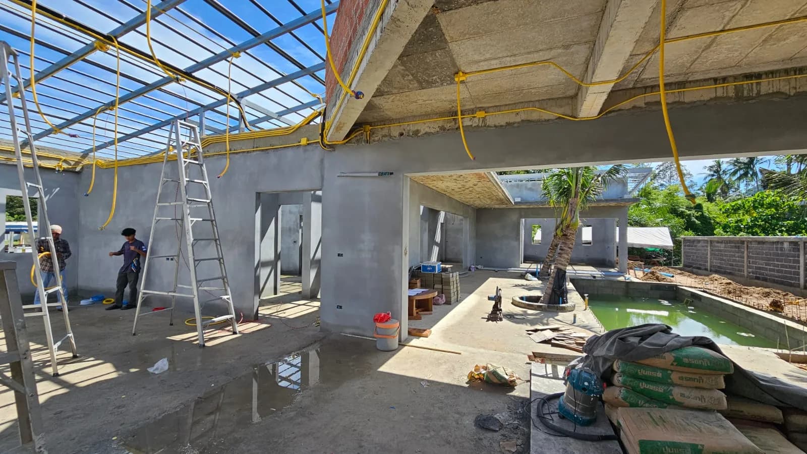 Almost completed 3 bedroom villa with a private pool on a big plot of land in Maenam – VIL0624 — vignette 4