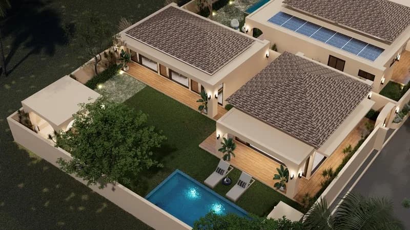 Beachside 3 bedroom Bali style villas in a new development in Ban Tai area – VIL0628 — vignette 3
