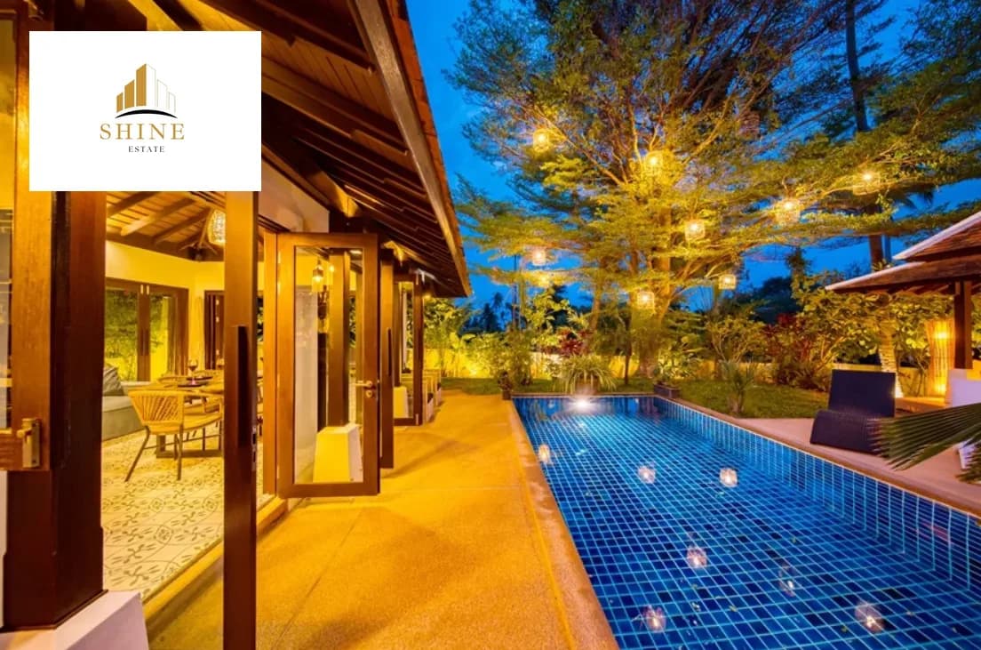 Bali style spacious 4 bedroom villa with a private pool 150 meters from Bangrak beach – VIL0637 — thumbnail 3