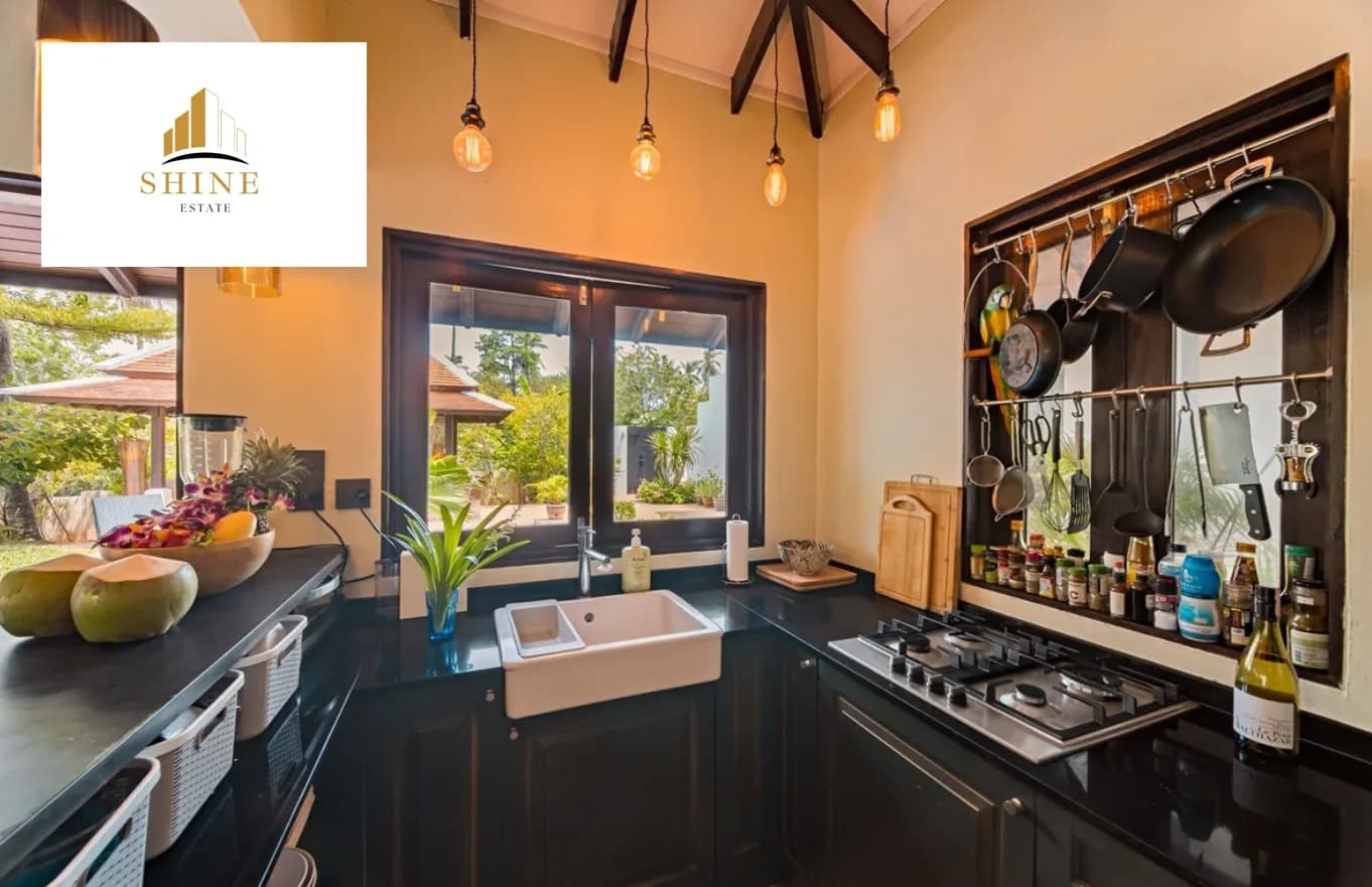 Bali style spacious 4 bedroom villa with a private pool 150 meters from Bangrak beach – VIL0637 — thumbnail 6