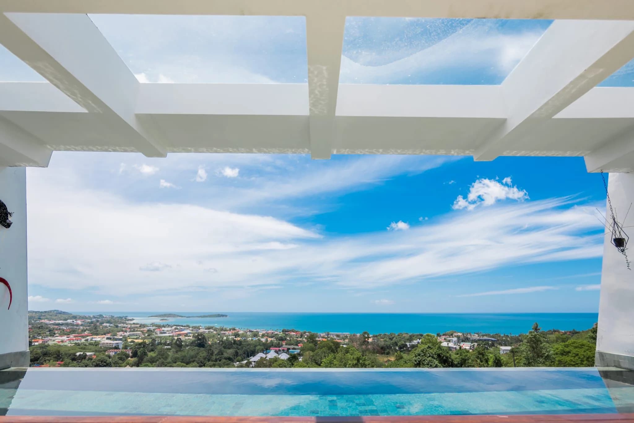Modern 2 bedroom sea view villa + the apartment downstairs in Chaweng Noi – VIL0647