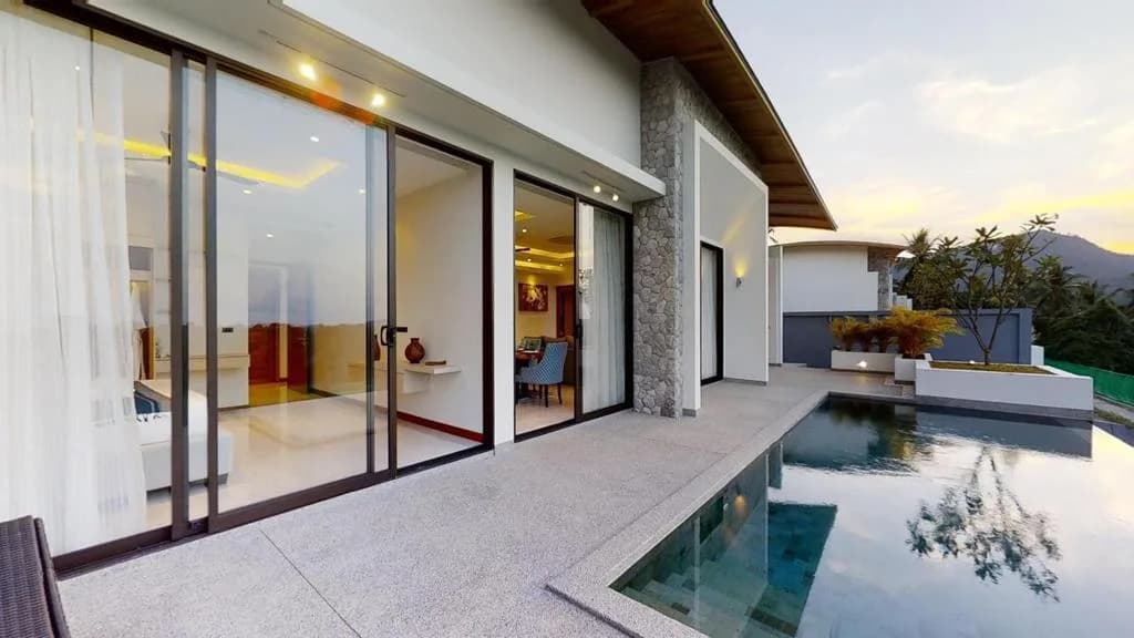 Modern and tropical 3 bedroom villa with a pool in Maenam – VIL0654